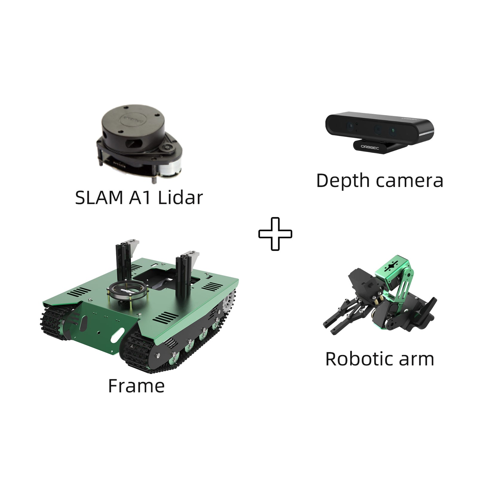 Yahboom ROS Transbot Robot with Lidar Depth 카메라 지원 Python 프로그래밍 MoveIt 3D 매핑 for Raspberry Pi 라즈베리 파이 보드 없이 카메라 깊이 카메라 부속품 로봇 팔로